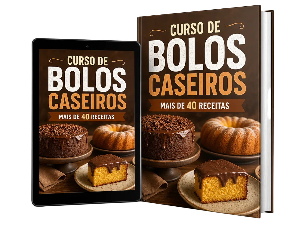 Curso de Bolos Caseiros: materiais inclusos